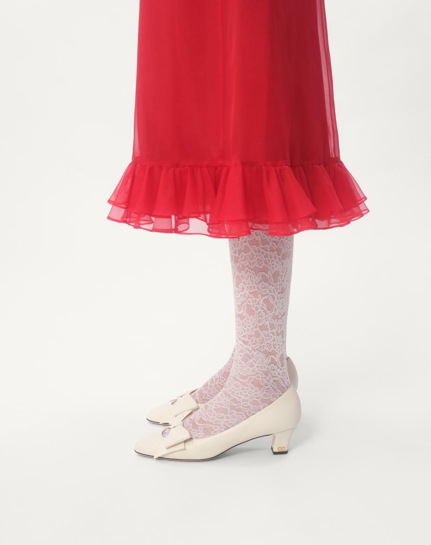 Valentino Handbags Abito Midi In Organza per Donna in Rosso | Valentino IT Convenienza