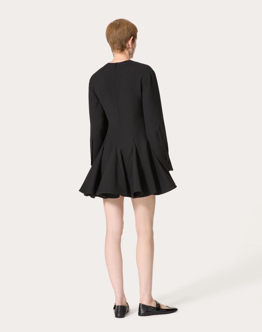 Valentino Handbags Abito Corto In Luxury Crepe per Donna in Nero | Valentino IT Outlet
