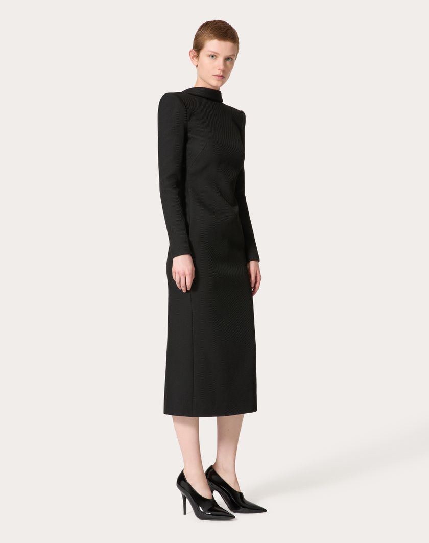 Valentino Handbags Abito Midi per Donna in Nero | Valentino IT Vendita Economica