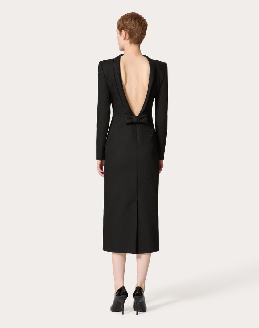 Valentino Handbags Abito Midi per Donna in Nero | Valentino IT Vendita Economica