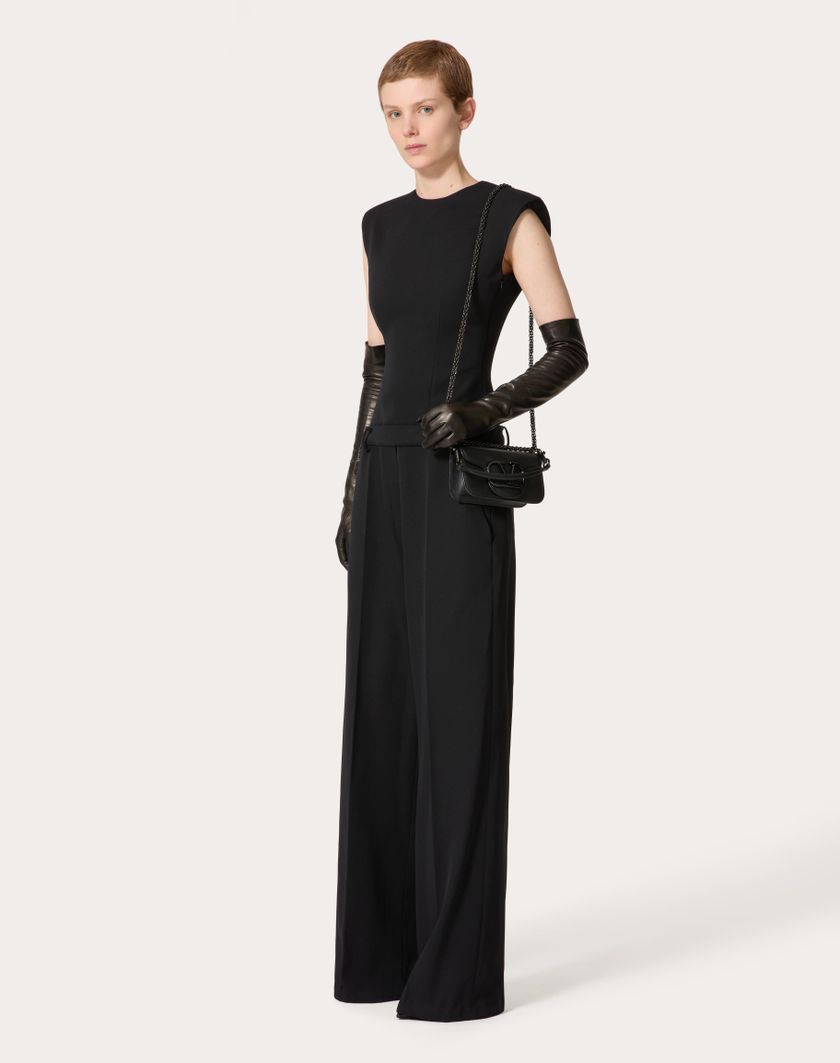 Valentino Handbags Tuta In Grisaille per Donna in Nero | Valentino IT Saldi Di Fabbrica