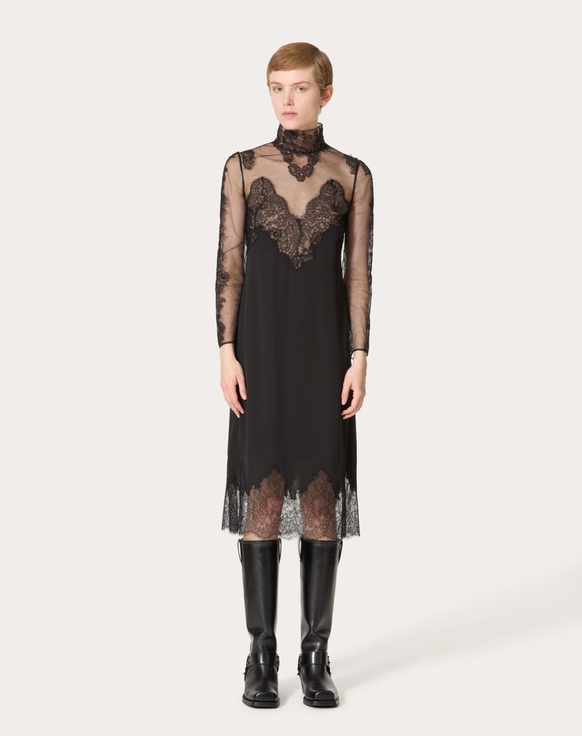 Valentino Handbags Abito Midi per Donna in Nero | Valentino IT I Più Venduti