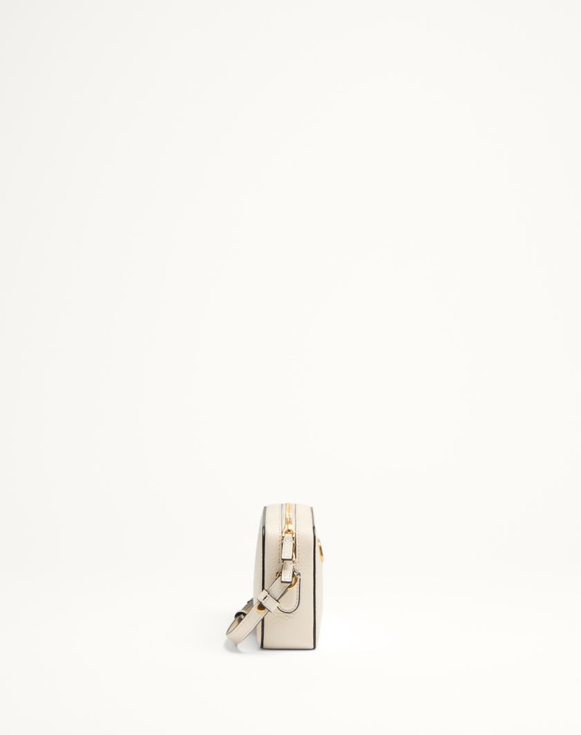 Valentino Handbags Mini Borsa A Tracolla Valentino Garavani Alltime In Vitello Granato per Donna in Avorio | Valentino IT Vendita