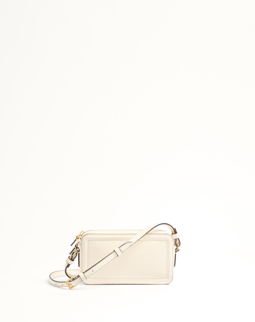 Valentino Handbags Mini Borsa A Tracolla Valentino Garavani Alltime In Vitello Granato per Donna in Avorio | Valentino IT Vendita