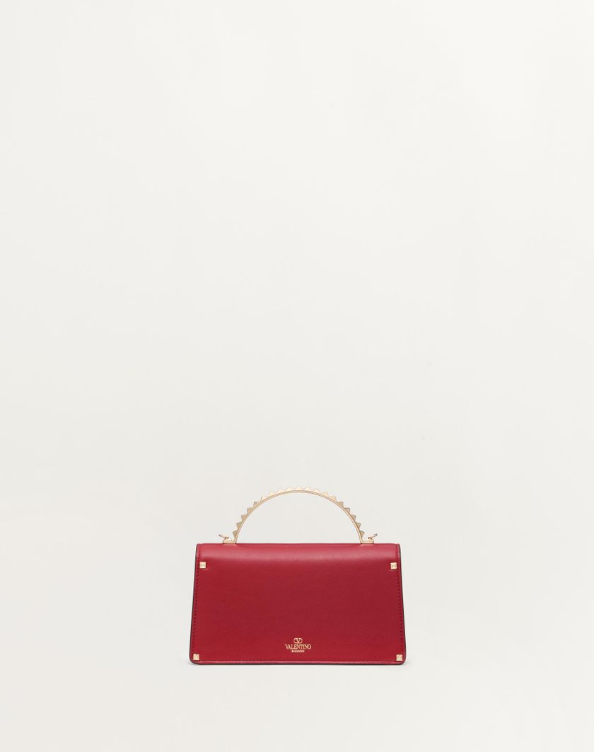 Valentino Handbags Mini Borsa A Mano Rockstud In Vitello per Donna in Rosso V. | Valentino IT Spedizione Gratuita