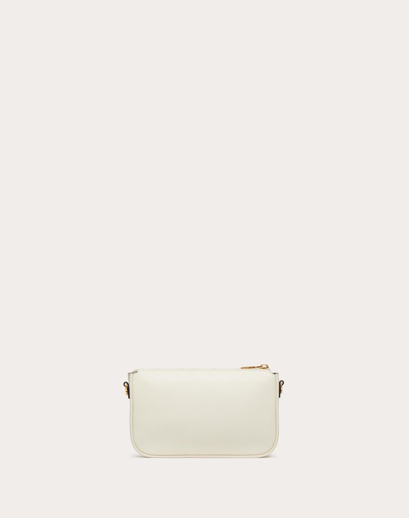 Valentino Handbags Mini Borsa Con Tracolla Vlogo Signature In Vitello per Donna in Avorio | Valentino IT Economico