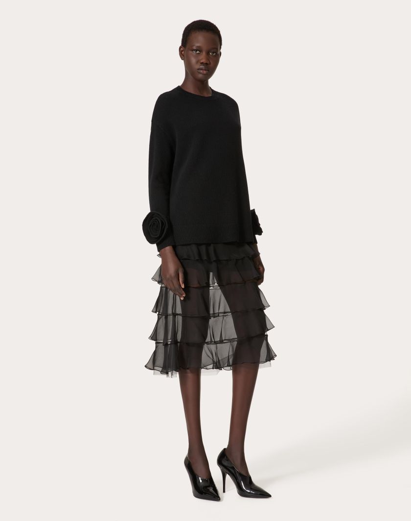 Valentino Handbags Maglia In Lana per Donna in Nero | Valentino IT Negozio