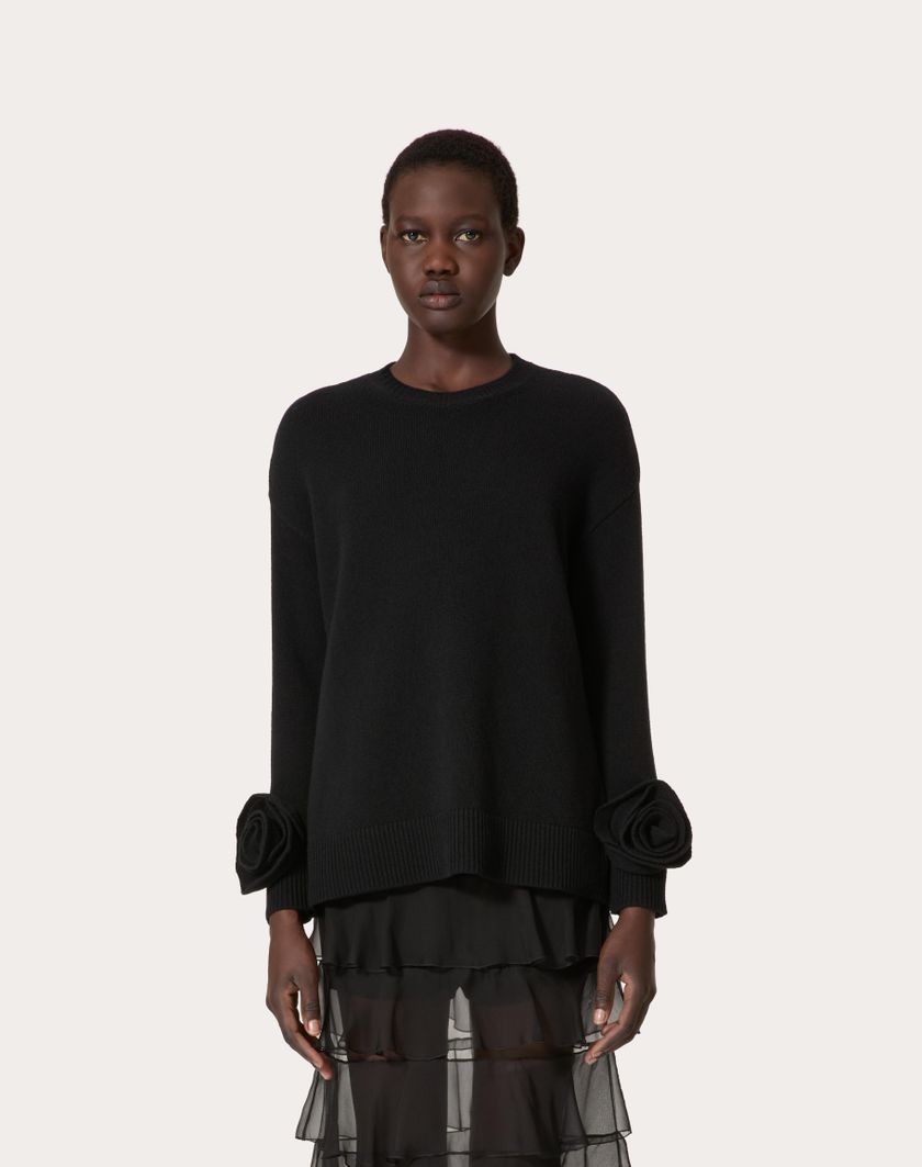Valentino Handbags Maglia In Lana per Donna in Nero | Valentino IT Negozio