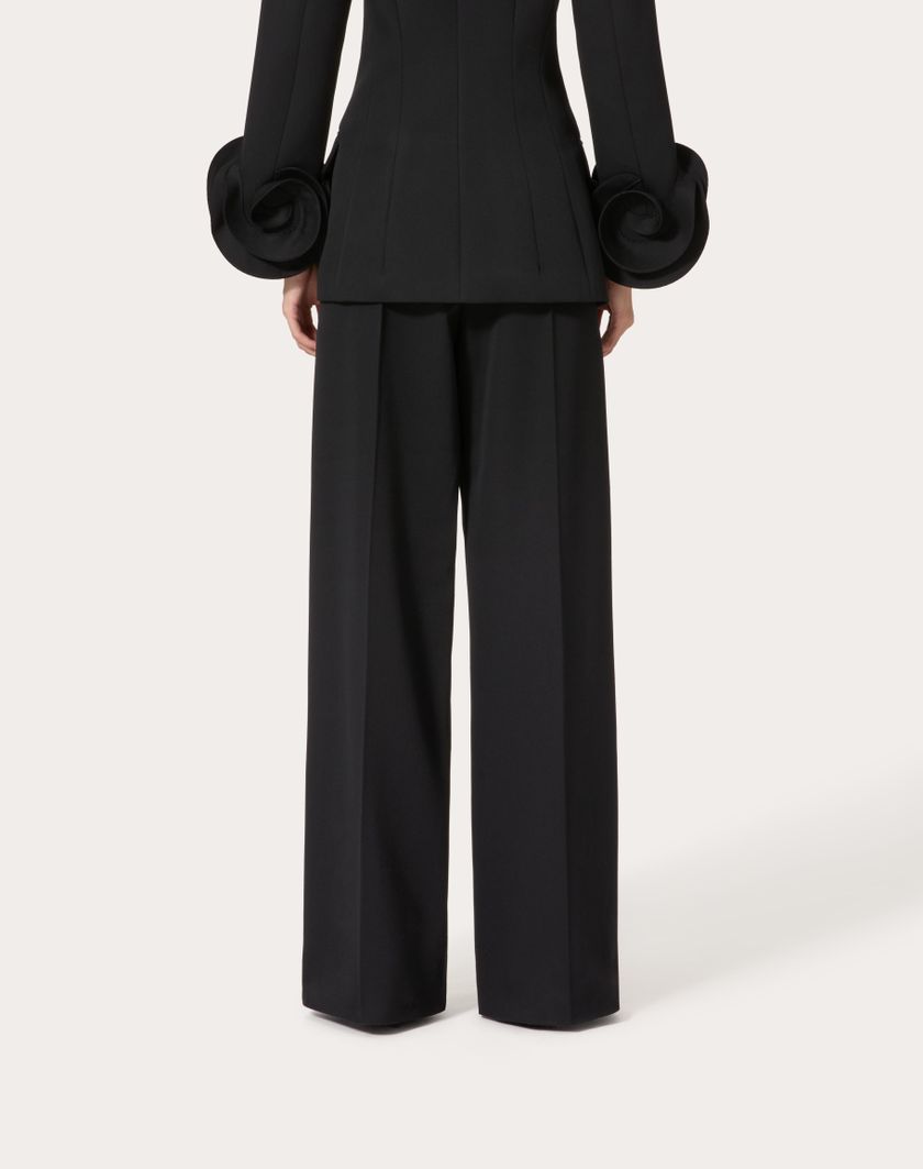 Valentino Handbags Pantalone In Grisaille per Donna in Nero | Valentino IT Moda