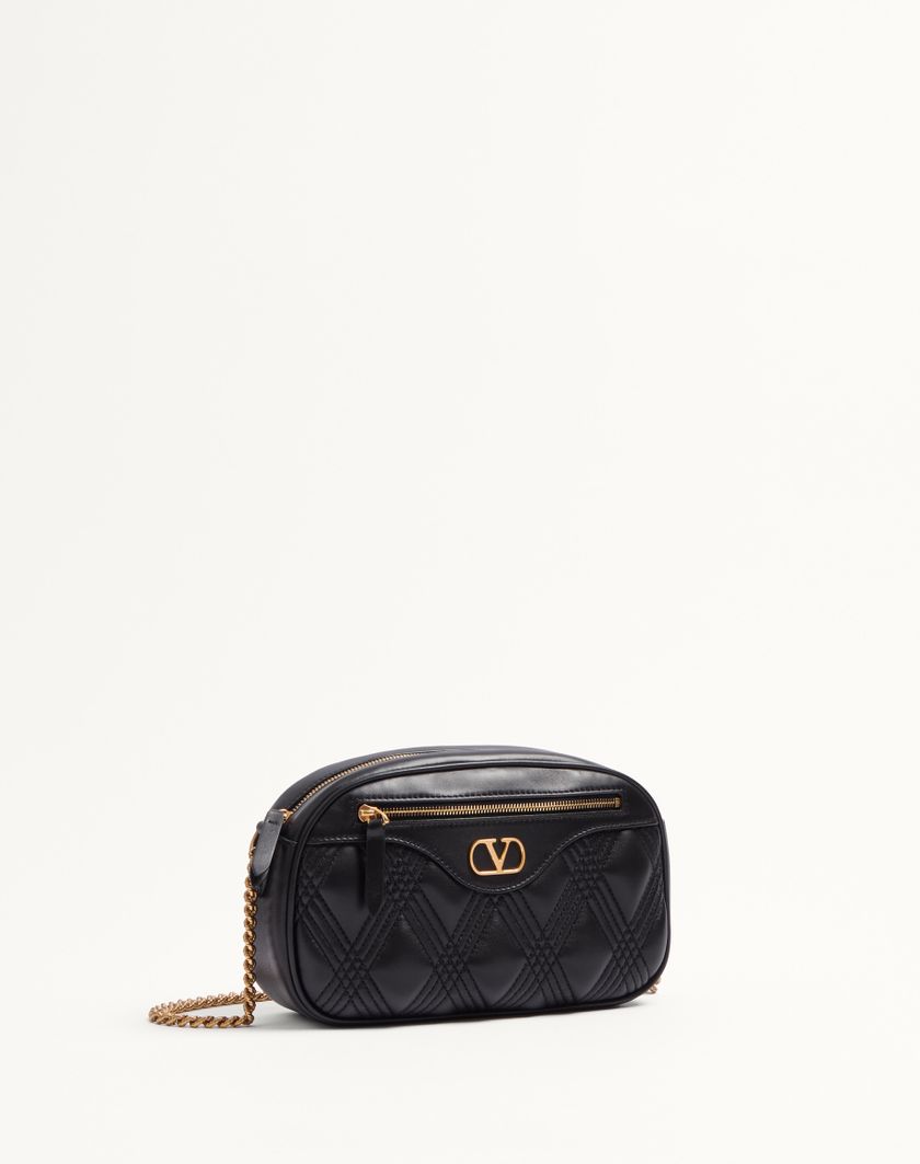 Valentino Handbags Borsa A Spalla Valentino Garavani Quiltie 67 In Nappa Trapuntata per Donna in Rose Cannelle | Valentino IT In Vendita