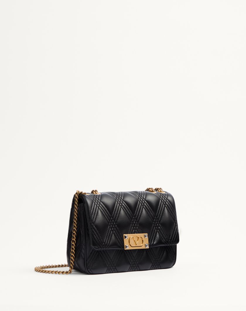 Valentino Handbags Borsa A Spalla Media Valentino Garavani Quiltie 67 In Nappa Trapuntata per Donna in Rose Cannelle | Valentino IT Offerte