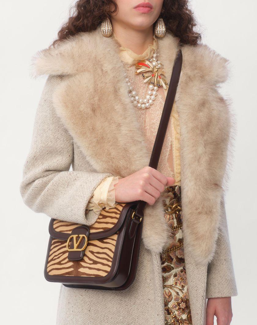 Valentino Handbags Borsa A Spalla Valentino Garavani 9to5 In Vitello Effetto Pony Animalier per Donna in Marrone | Valentino IT I Più Venduti