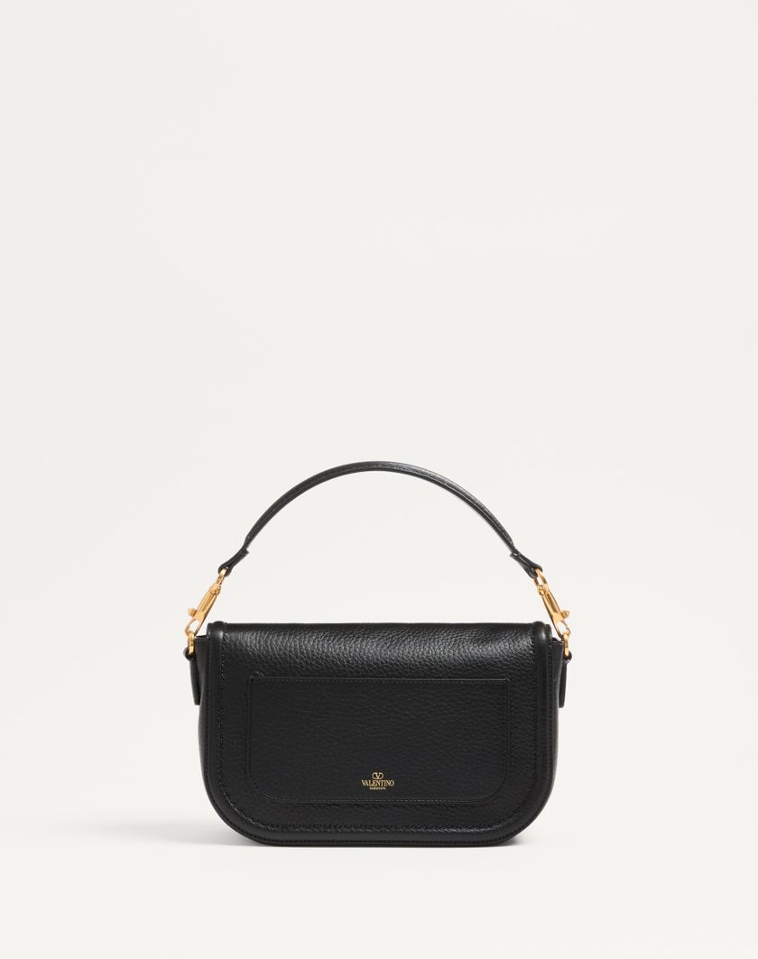 Valentino Handbags Borsa A Spalla Valentino Garavani Alltime In Vitello Granato Con Tracolla Nastro Jacquard per Donna in Nero/bianco | Valentino IT Moda