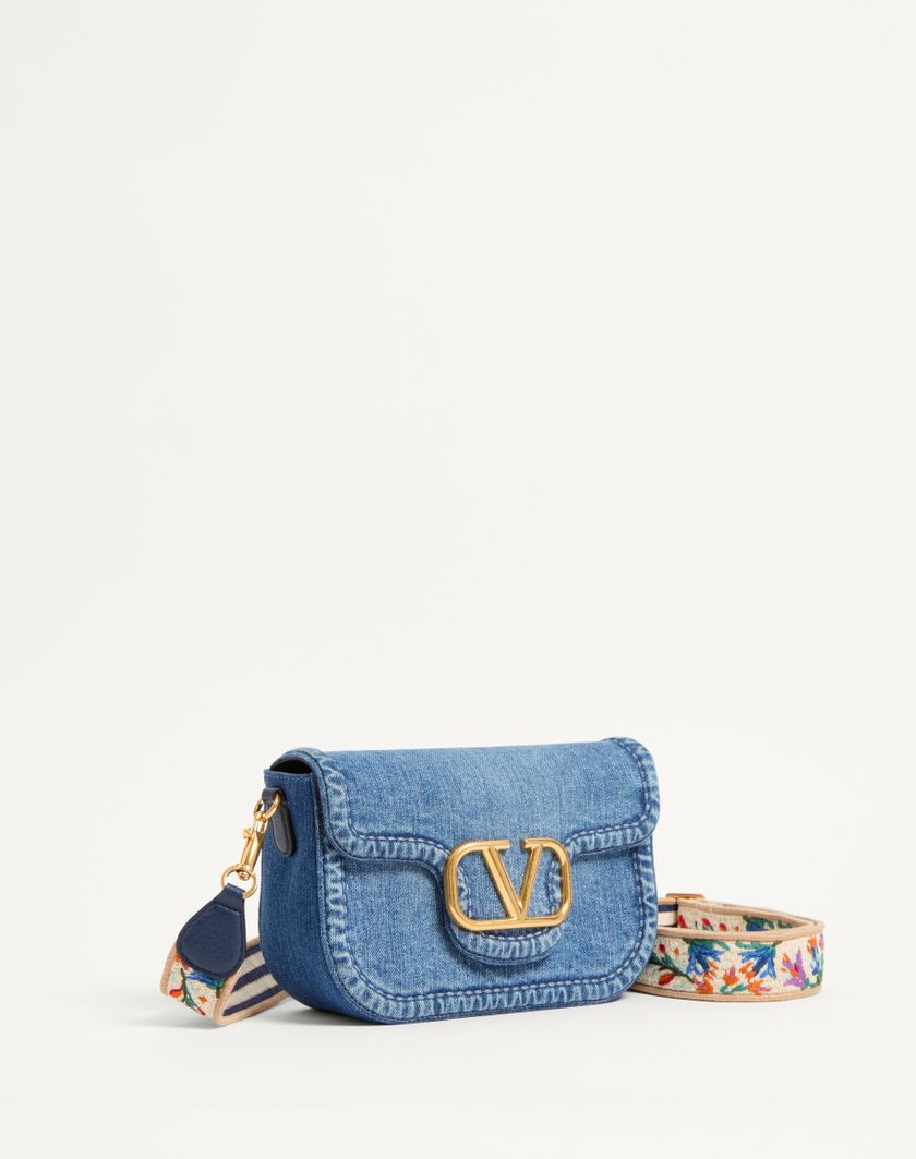 Valentino Handbags Borsa A Spalla Valentino Garavani Alltime In Denim per Donna in Denim/worker/multicolor | Valentino IT 2025