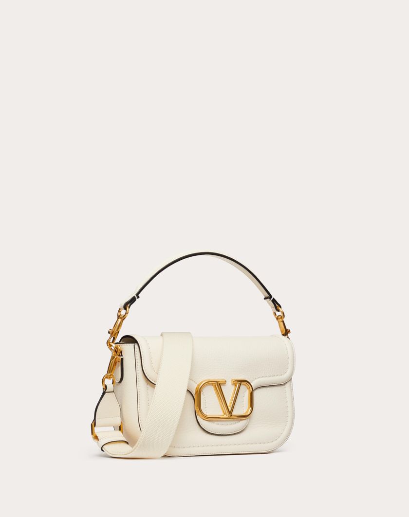 Valentino Handbags Borsa A Spalla Valentino Garavani Alltime In Vitello Granato per Donna in Avorio | Valentino IT Italy