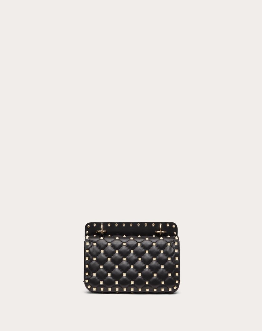 Valentino Handbags Borsa Piccola Rockstud Spike In Nappa per Donna in Nero | Valentino IT Pezzi Unici