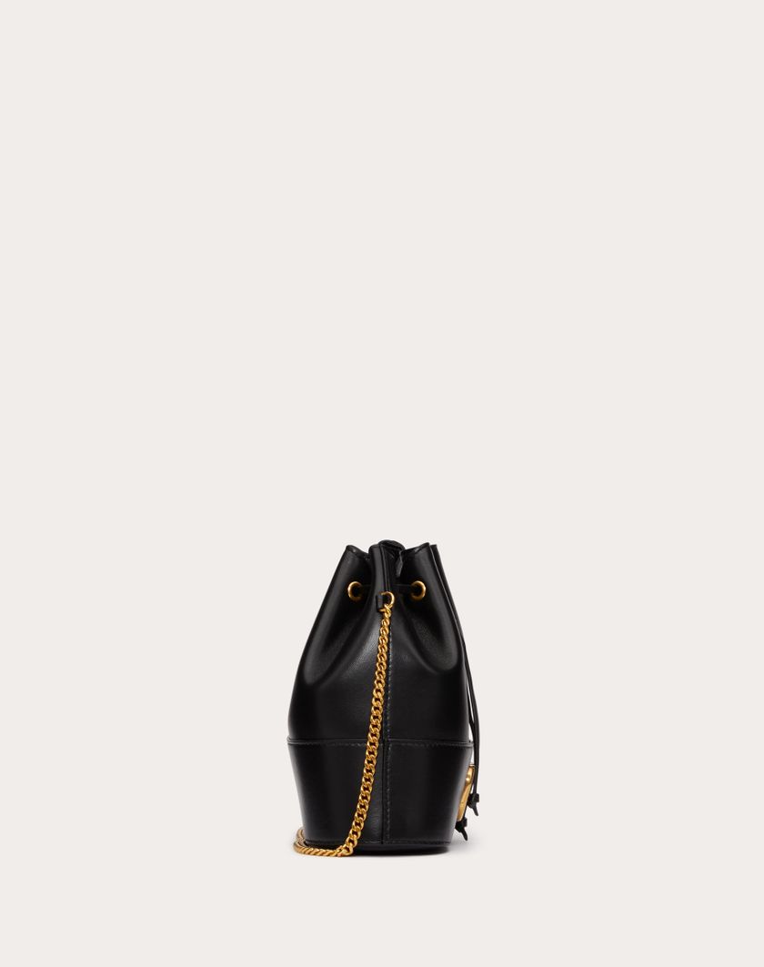 Valentino Handbags Mini Secchiello Con Catena Vlogo Signature In Nappa per Donna in Rose Cannelle | Valentino IT Convenienza