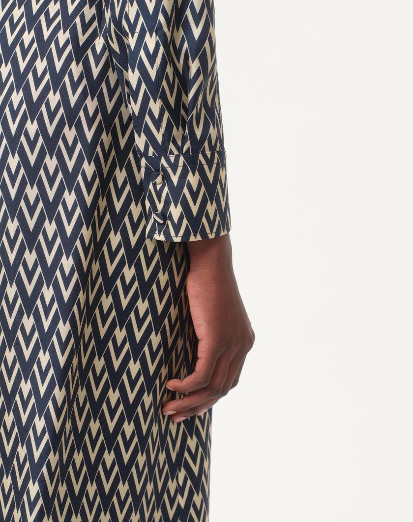 Valentino Handbags Camicia In Twill Toute La V per Donna in Nero/avorio | Valentino IT Fino Al -60%