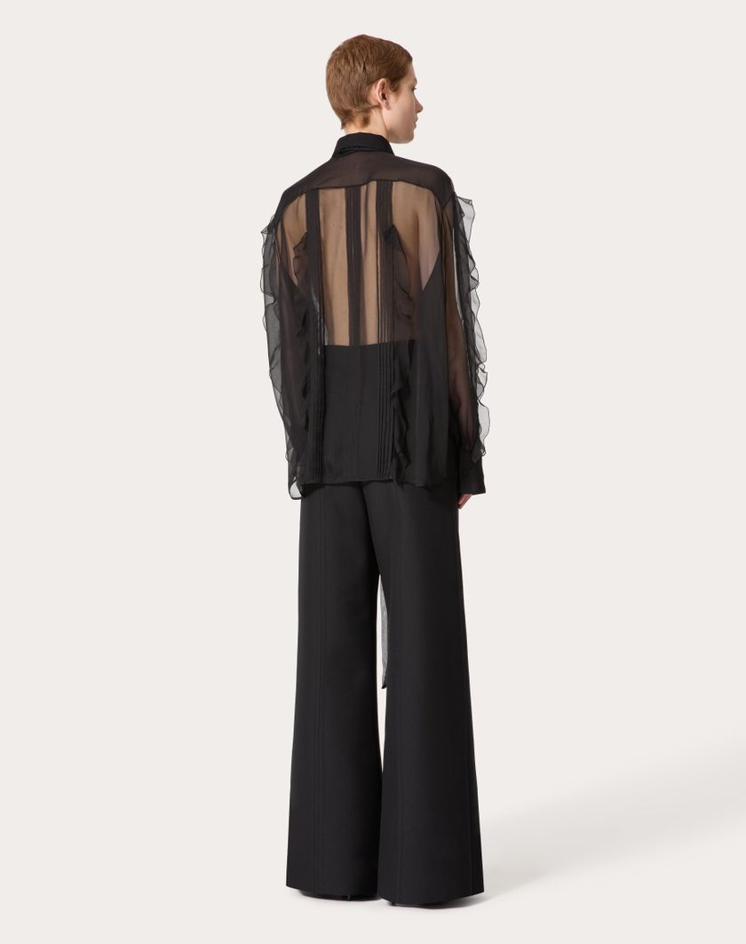 Valentino Handbags Camicia per Donna in Nero | Valentino IT Affare Del Giorno
