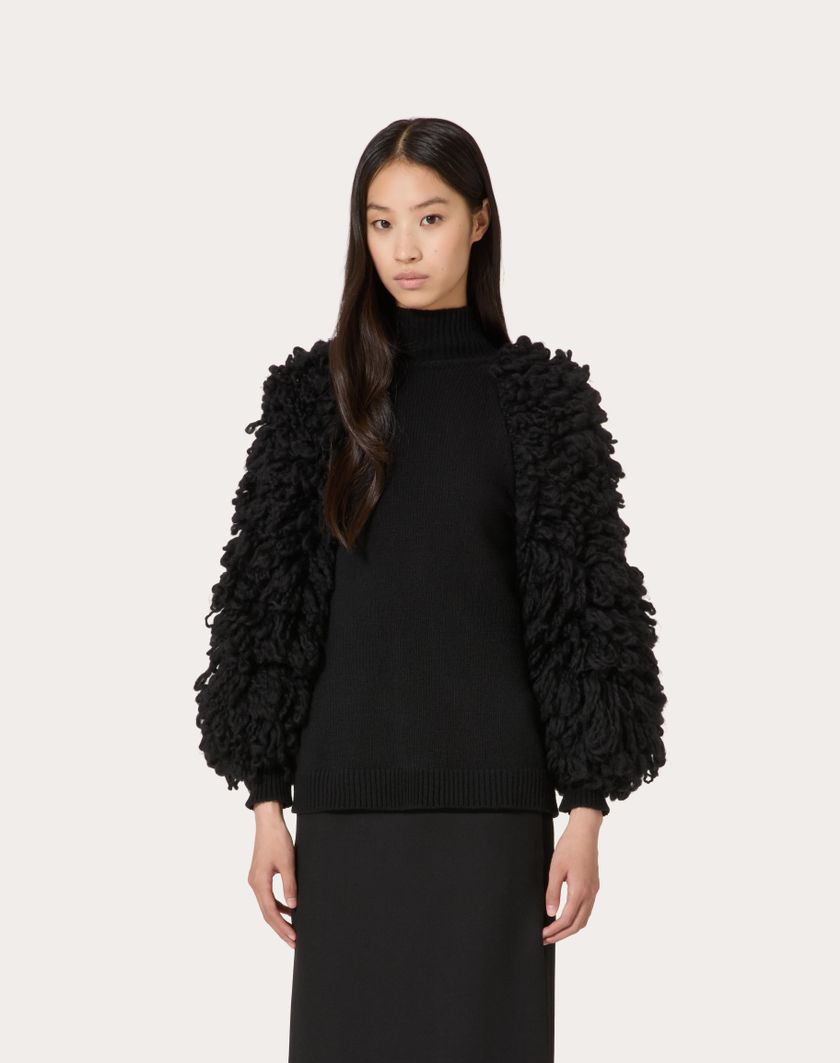 Valentino Handbags Maglia In Lana per Donna in Nero | Valentino IT Enormi sconti