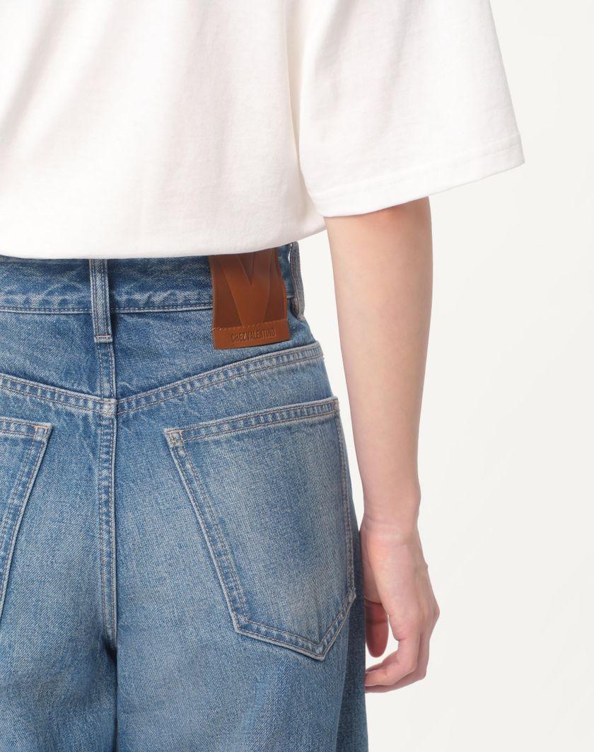 Valentino Handbags Pantaloni In Denim per Donna in Denim | Valentino IT Qualità