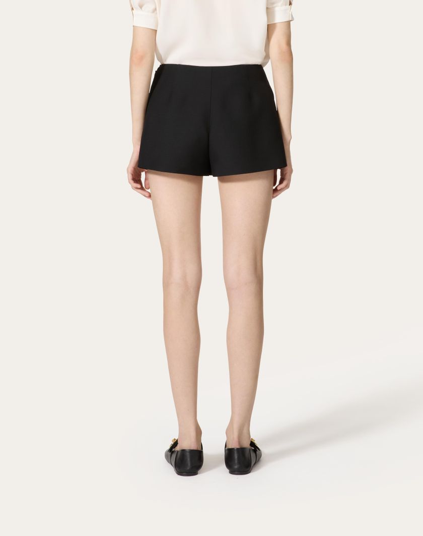Valentino Handbags Skort In Crepe Couture per Donna in Navy | Valentino IT I Più Venduti