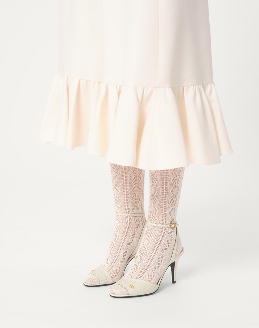 Valentino Handbags Sandalo Ladycrush In Capretto 85mm per Donna in Rosso | Valentino IT In Saldo