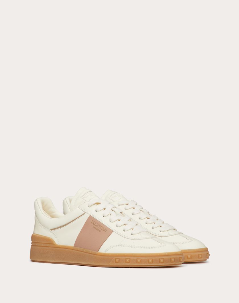 Valentino Handbags Sneaker Upvillage In Vitello Nappato per Donna in Rose Cannelle | Valentino IT Fornitura limitata