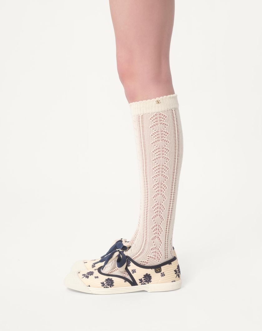 Valentino Handbags Shorts In Damier Light Tweed per Donna in Avorio/nero | Valentino IT Qualità Garantita