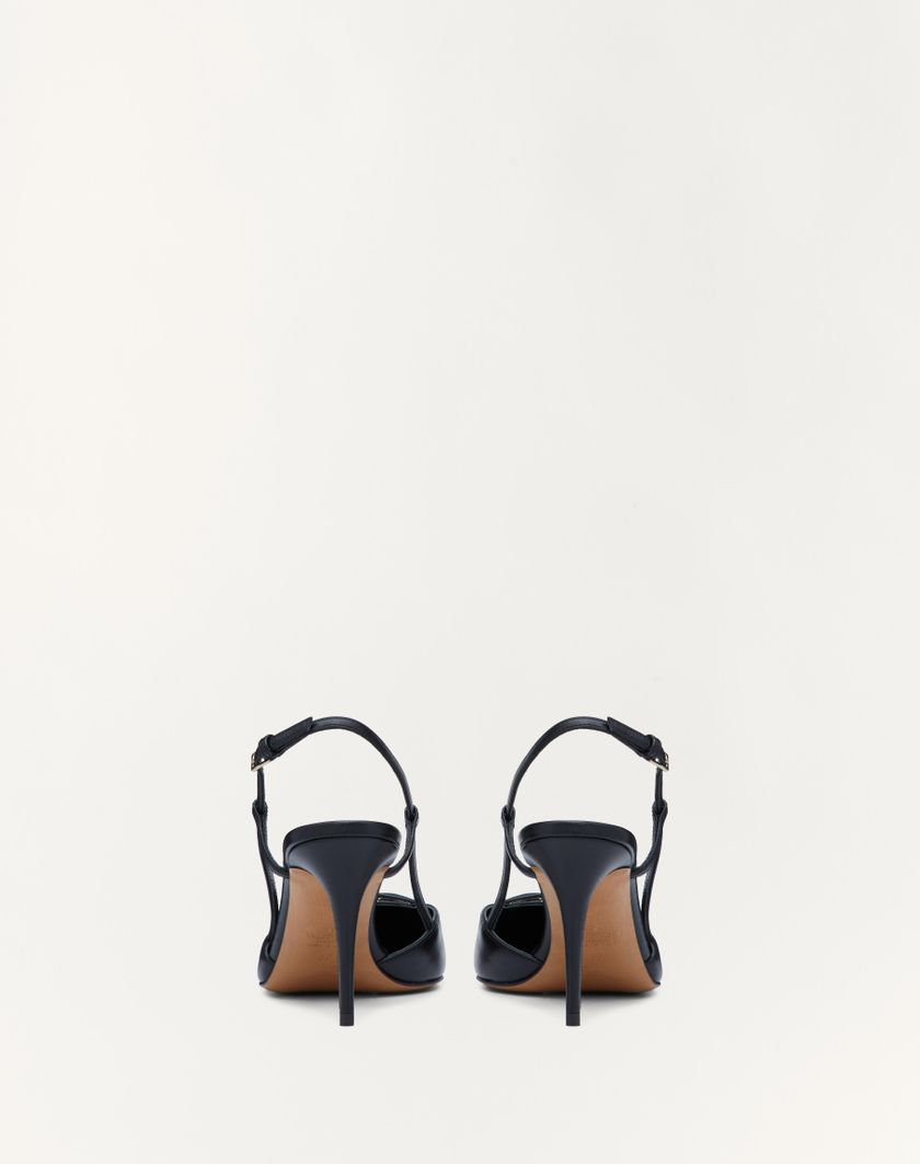 Valentino Handbags Décolleté Slingback Vlogo Signature In Vitello 80mm per Donna in Poudre | Valentino IT Economico