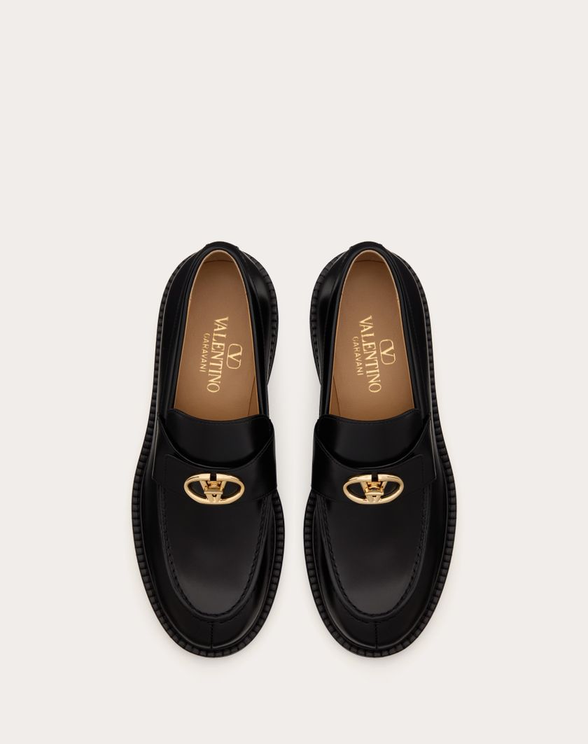 Valentino Handbags Mocassino Vlogo Locker In Vitello 40mm per Donna in Nero | Valentino IT Nuovi prodotti