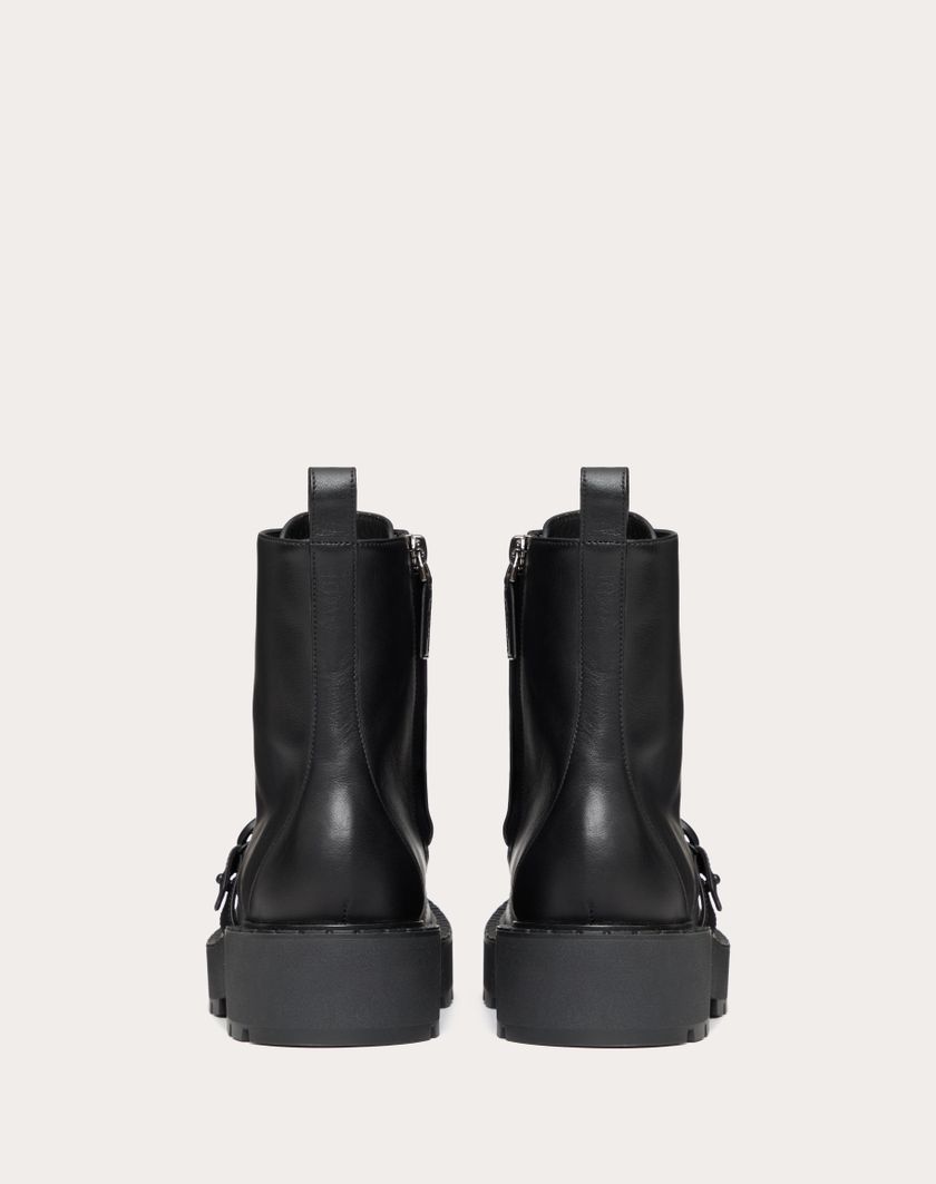 Valentino Handbags Combat Boot Vlogo Signature In Vitello 45mm per Donna in Nero | Valentino IT Enormi risparmi