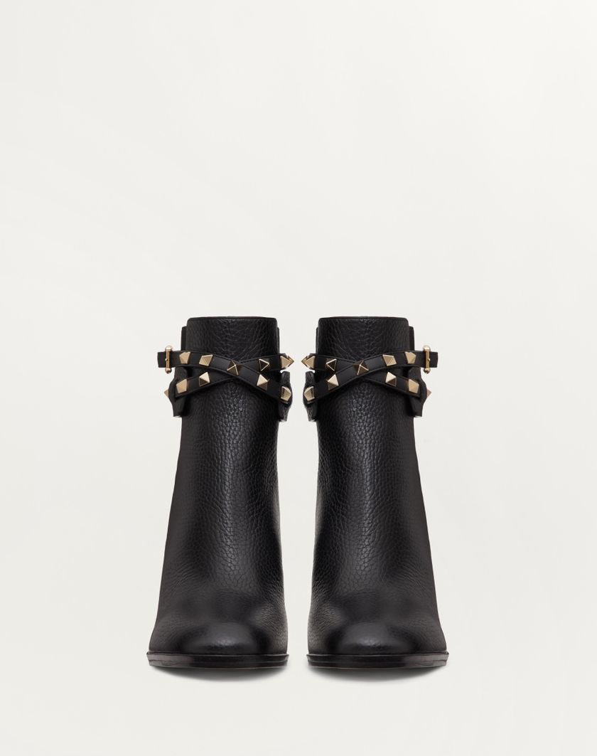 Valentino Handbags Stivaletto Rockstud In Vitello Granato 90mm per Donna in Nero | Valentino IT Ultimi due giorni