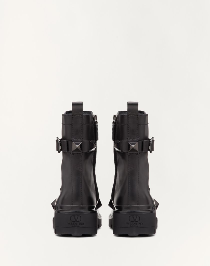 Valentino Handbags Combat Boot Roman Stud In Vitello E Borchie In Tono 40mm per Donna in Nero | Valentino IT Fino al 50% di sconto