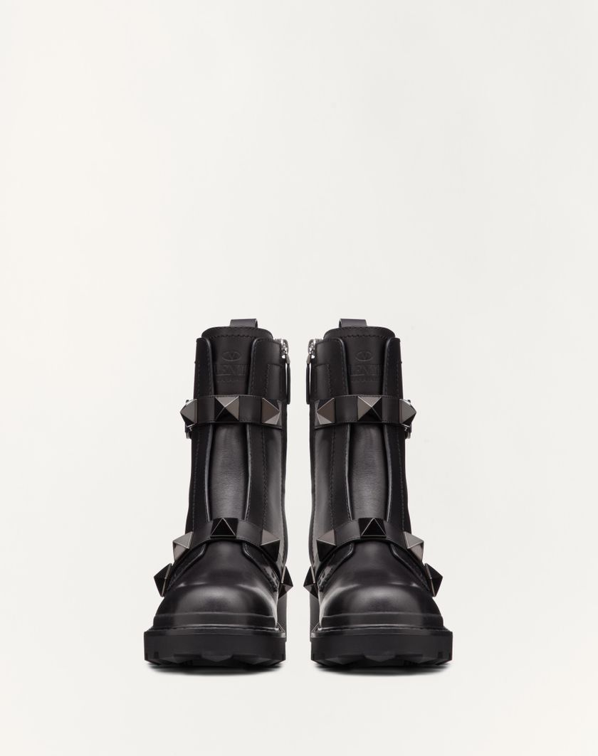 Valentino Handbags Combat Boot Roman Stud In Vitello E Borchie In Tono 40mm per Donna in Nero | Valentino IT Fino al 50% di sconto