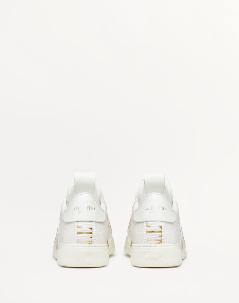 Valentino Handbags Sneaker Vl7n In Vitello E Nastri per Donna in Bianco/antique Brass | Valentino IT Vendita Calda