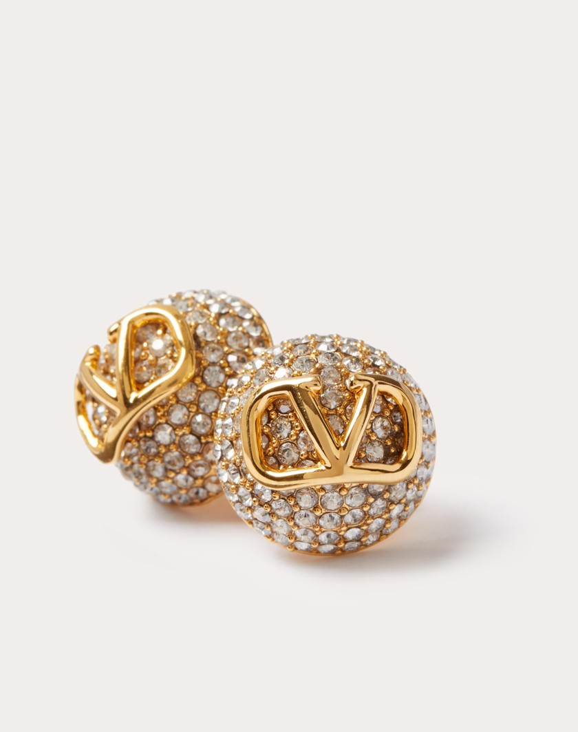 Valentino Handbags Orecchini Vlogo Signature per Donna in Oro | Valentino IT Grandi sconti