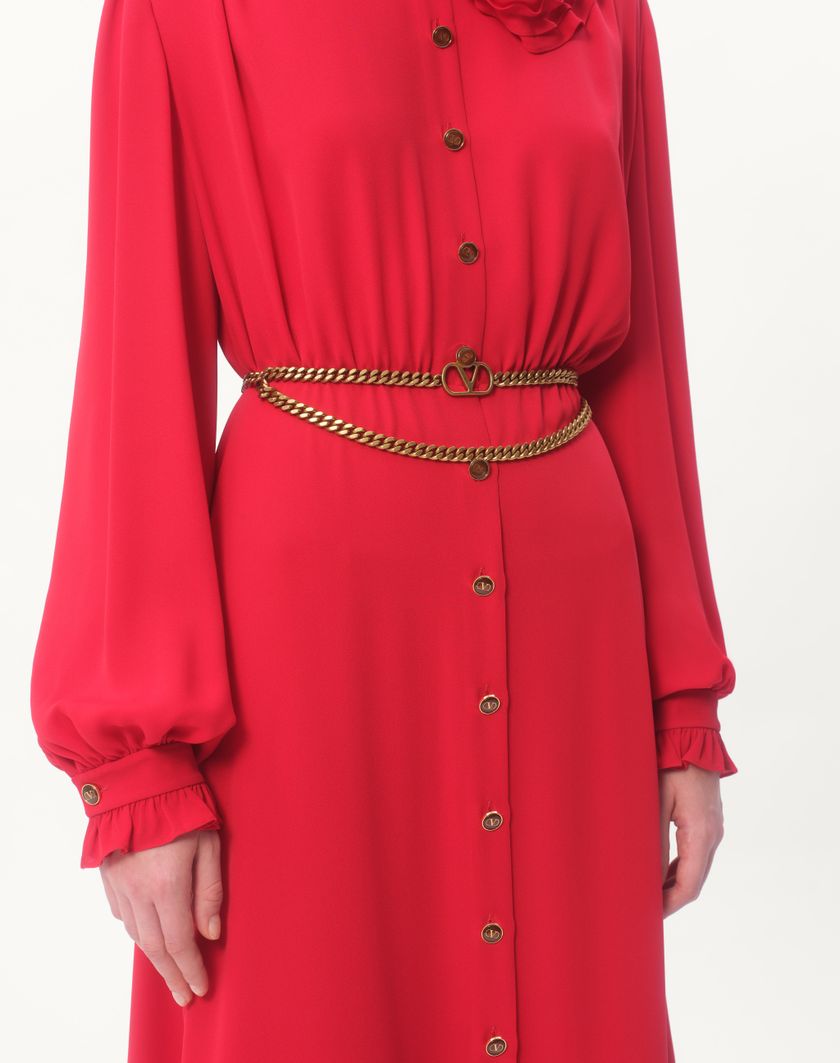 Valentino Handbags Cintura A Catena Vlogo Signature per Donna in Antique Gold | Valentino IT Enormi risparmi