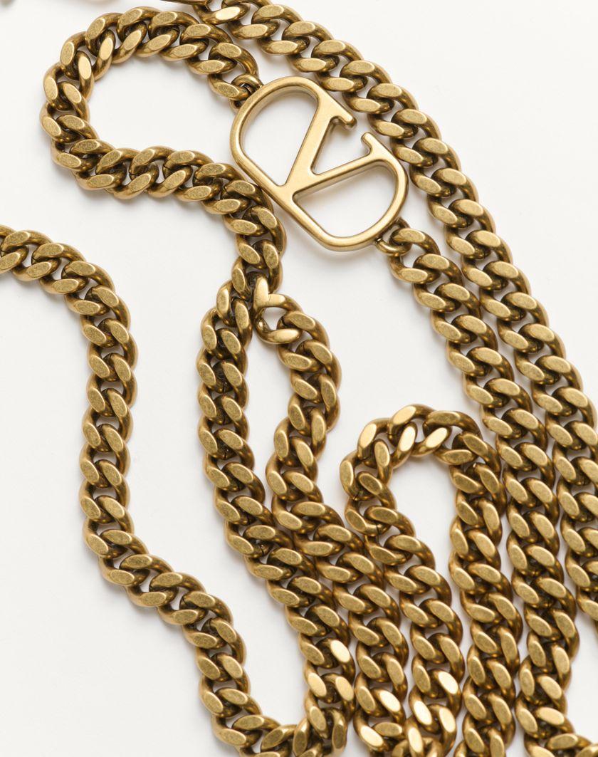 Valentino Handbags Cintura A Catena Vlogo Signature per Donna in Antique Gold | Valentino IT Enormi risparmi