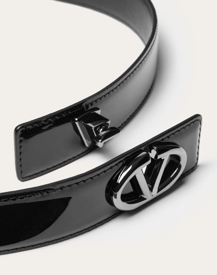 Valentino Handbags Cintura Vlogo The Bold Edition In Vernice 30 Mm per Donna in Nero | Valentino IT Ultimi tre giorni