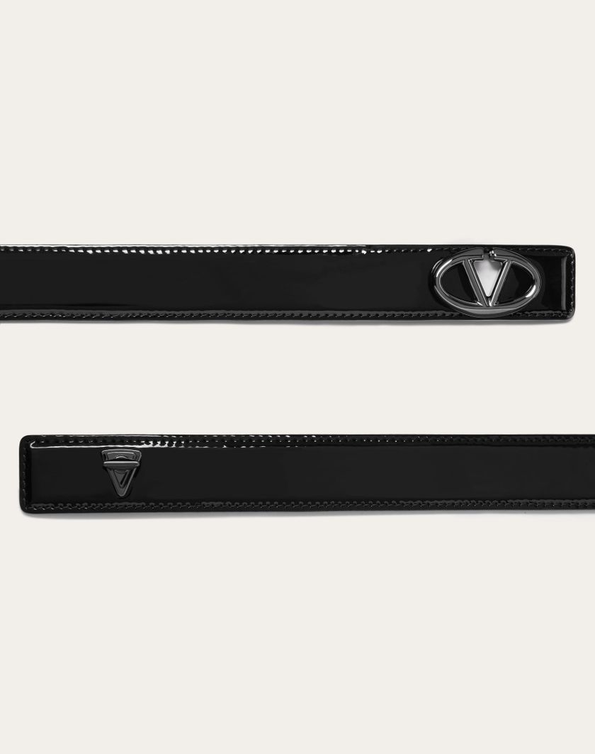 Valentino Handbags Cintura Vlogo The Bold Edition In Vernice 30 Mm per Donna in Nero | Valentino IT Ultimi tre giorni
