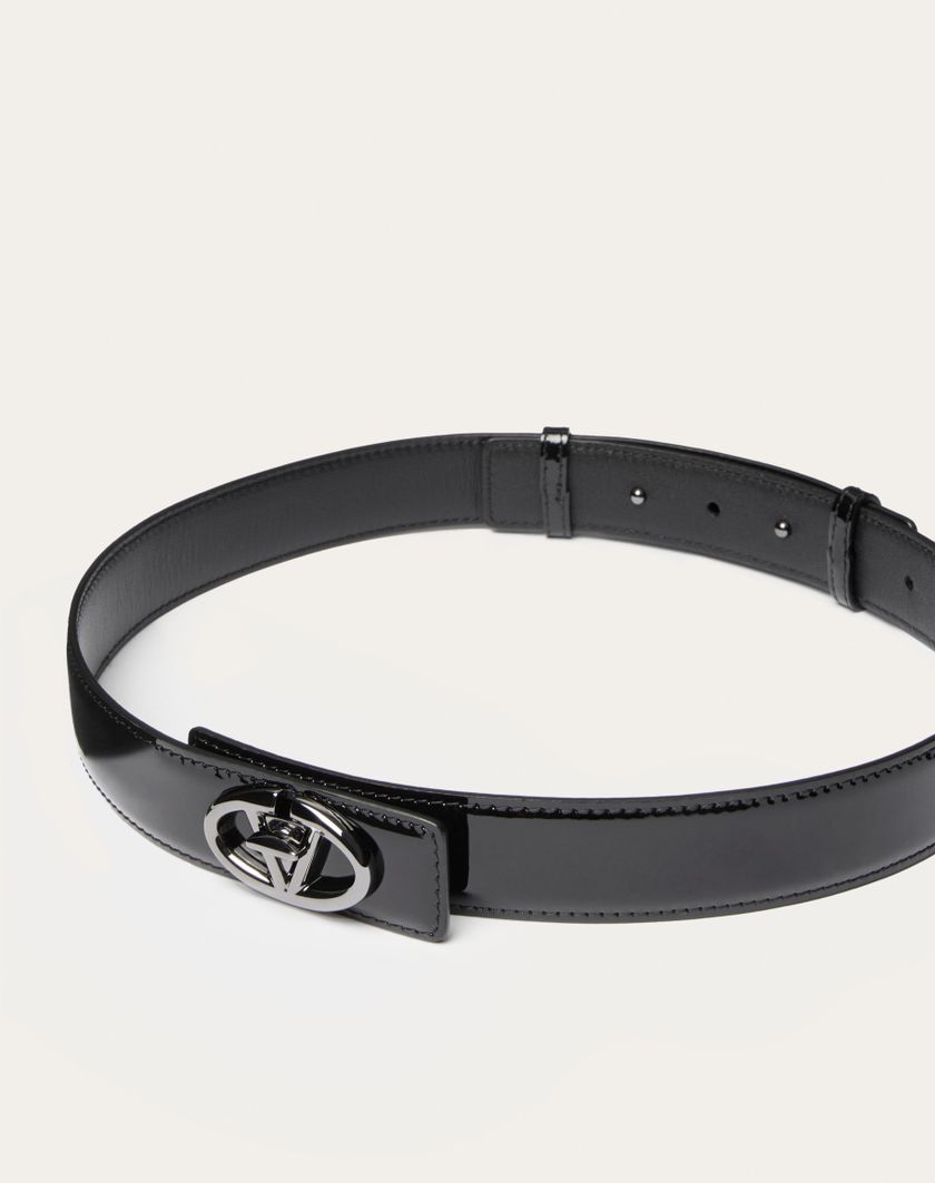 Valentino Handbags Cintura Vlogo The Bold Edition In Vernice 30 Mm per Donna in Nero | Valentino IT Ultimi tre giorni