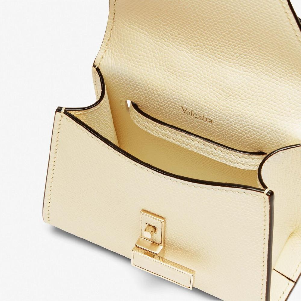 Valextra Borsa da cintura in pelle bianca con tracolla | Valextra Iside Qualità Garantita