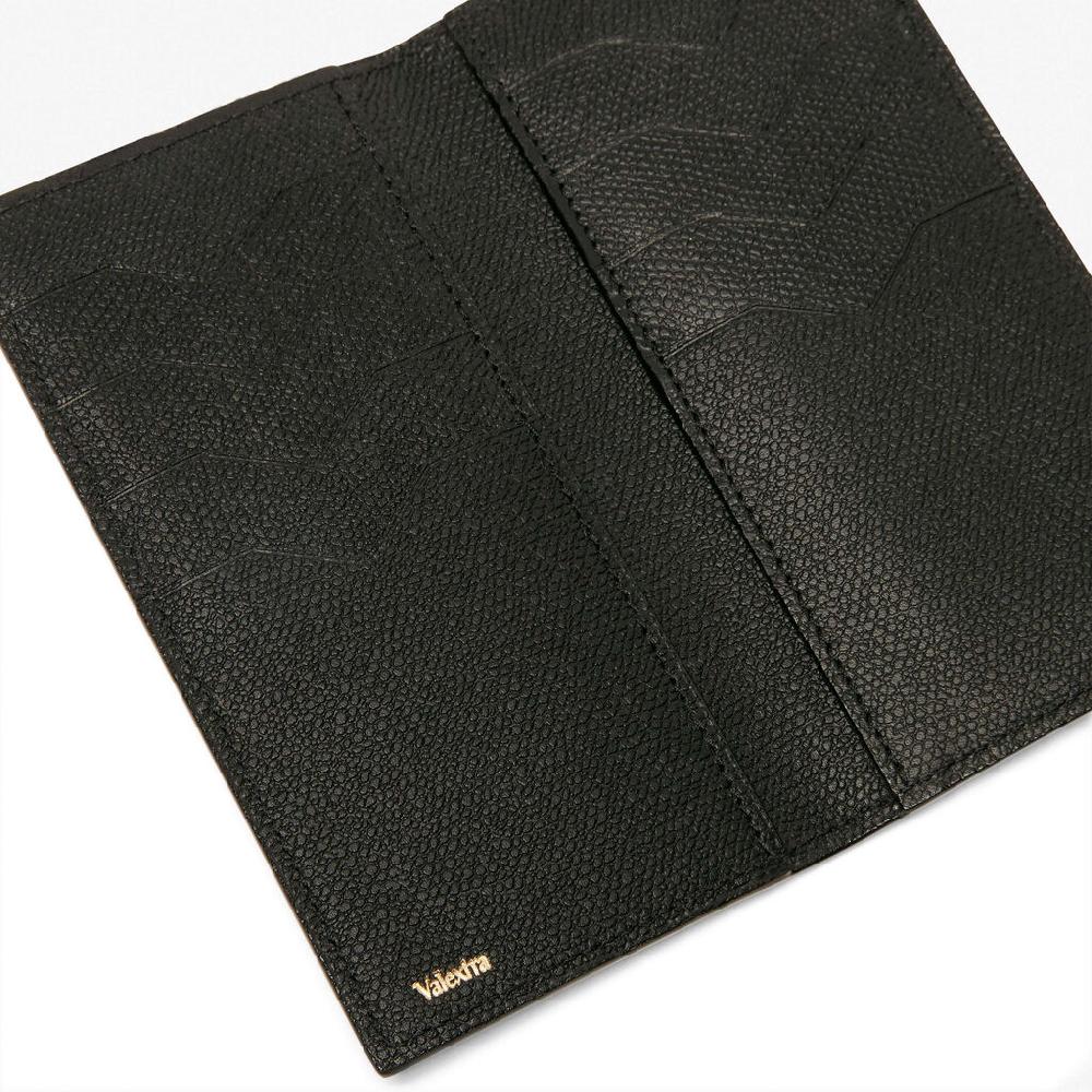 Valextra Portafoglio grande in Pelle Nera | Valextra Brera Prezzo basso