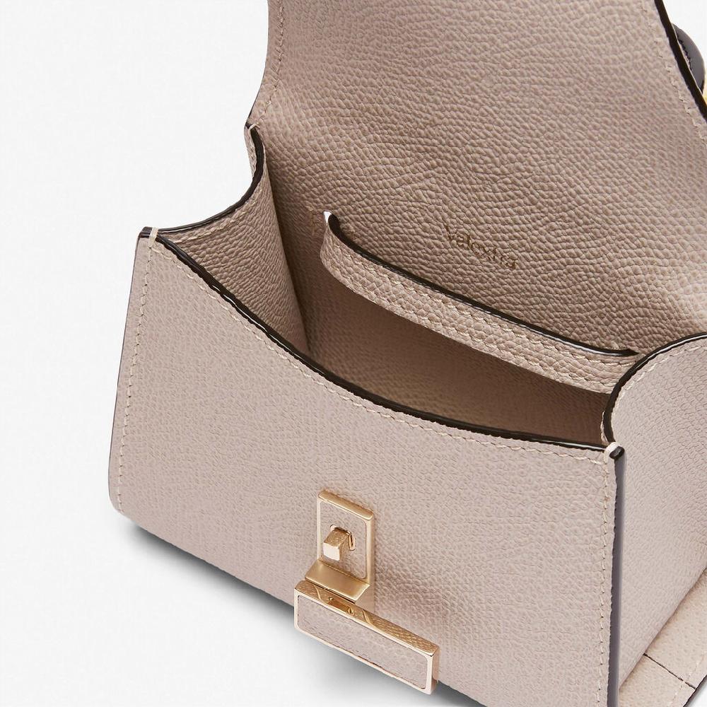 Valextra Borsa da cintura in pelle beige con tracolla | Valextra Iside In Linea