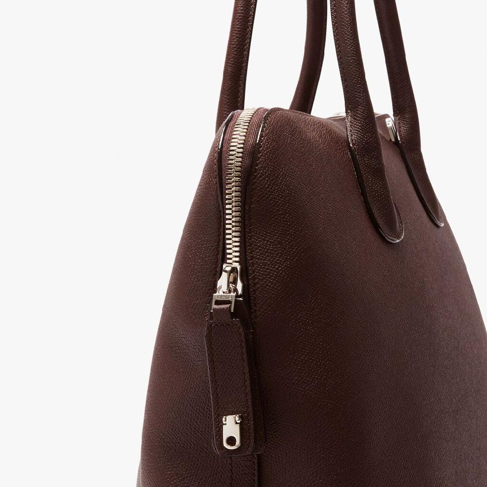 Valextra Tote bag da Uomo in Pelle Marrone | Valextra My Logo Negozio