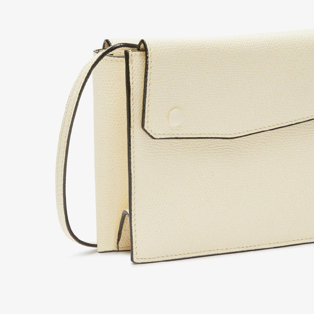 Valextra Borsetta piccola Mini in Pelle Bianca | Valextra Pocket Moda