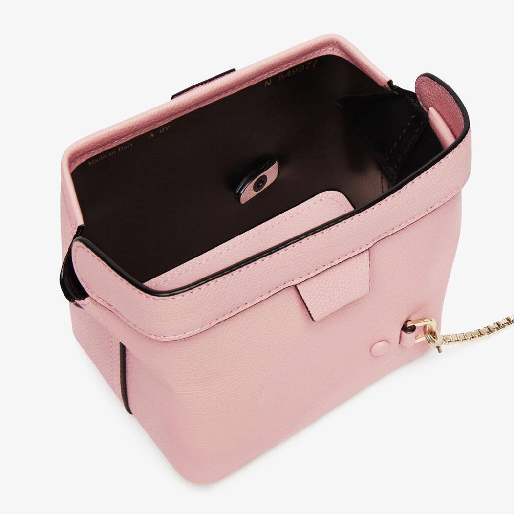 Valextra Borsetta da viaggio in Pelle Rosa | Valextra Tric Trac Italia
