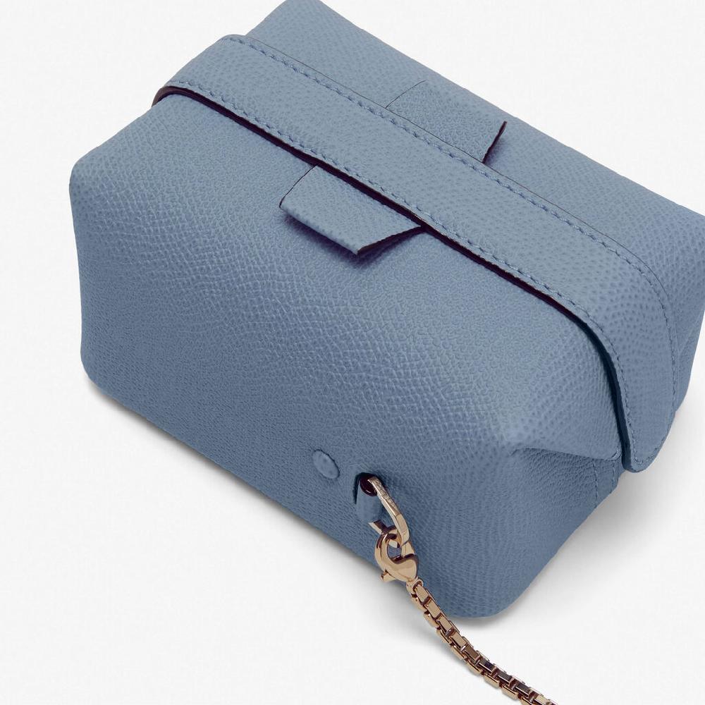 Valextra Borsa da viaggio in Pelle Azzurra | Valextra Tric Trac Nuovo