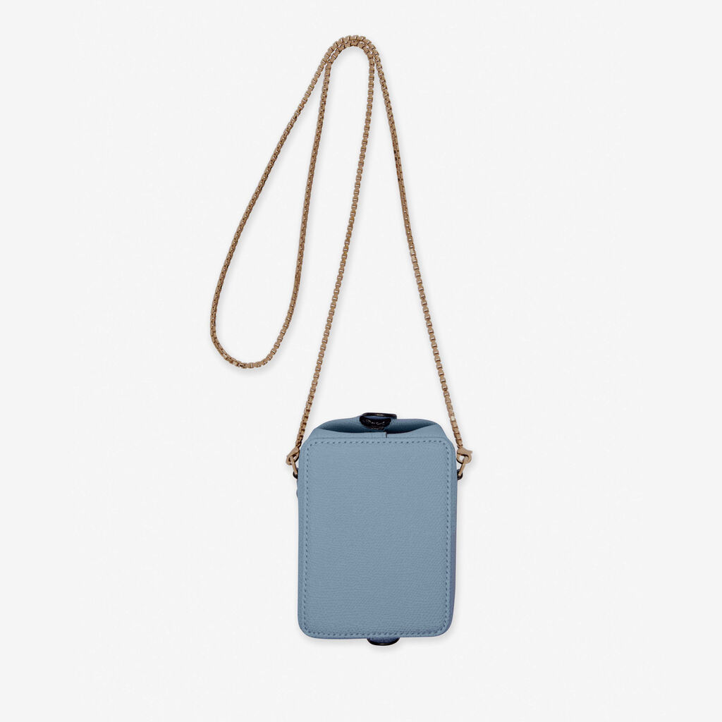 Valextra Borsa da viaggio in Pelle Azzurra | Valextra Tric Trac Nuovo